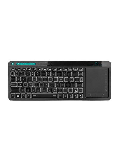 Buy Wireless Keyboard With Touchpad Black in Saudi Arabia