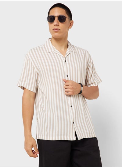 Buy Striped Regular Fit Shirt in Saudi Arabia