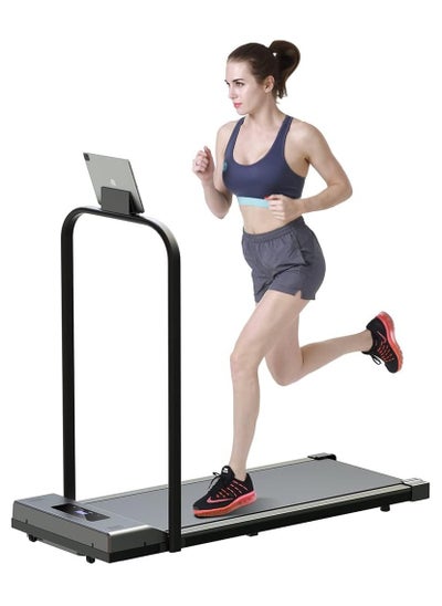 Buy Walking Pad Under Desk Treadmill Treadmills for Home 2 in 1 Walking Machine Portable Folding Electric Motorized Walking and Jogging Machine for Home and Office Workout with Remote Control LED Display in Saudi Arabia