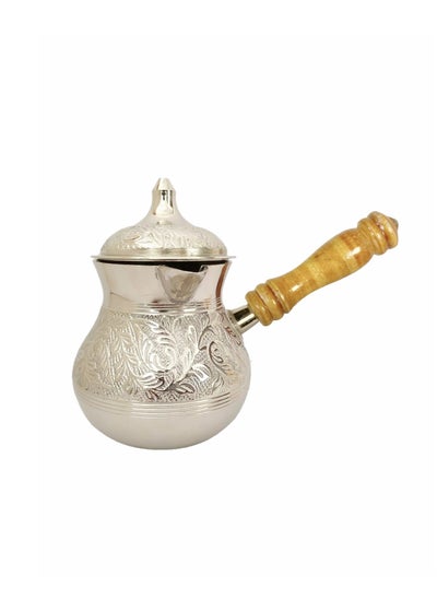 Buy Brass Coffee Pot 1 Cup Turkish Coffe Warmer in UAE