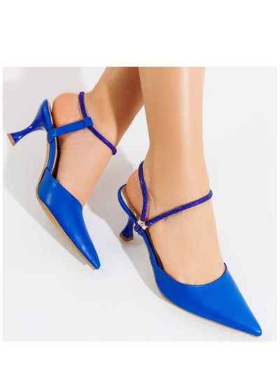 Buy Hills Leather Closed Asters On The Foot-BLUE in Egypt