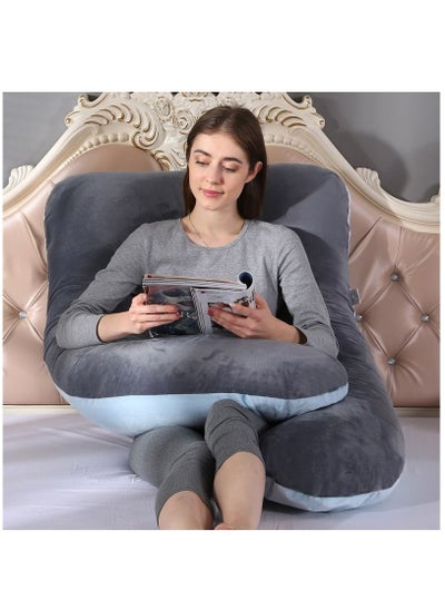 Buy U-Shaped Pregnancy Pillow Full Body Maternity Support Pillow in Saudi Arabia