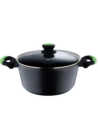 Buy CASSEROLE Ø28X12.5CM FORGED ALU INDUCTION WITH LID in UAE