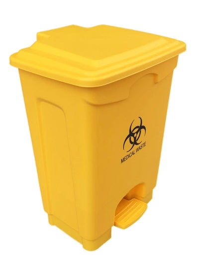 اشتري AKC 20 Liters Yellow Plastic Waste Bin Add a Pop of Color to Your Waste Area في الامارات