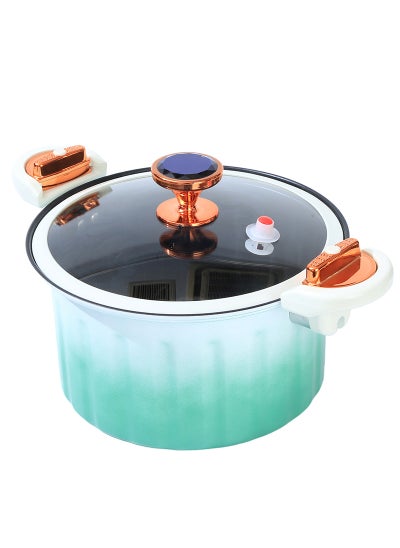 اشتري 10L Multifunctional Enamel Micro Pressure Cooker Soup Pot and Stew Pot في السعودية