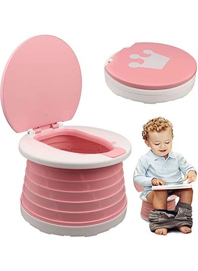 Travel Potty 2-in-1 Portable Potty Trainer Foldable Traveling Potty 