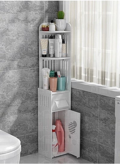 Buy Bathroom And Kitchen Shelf Storage Cabinet 20 x 18 x 100 cm in UAE