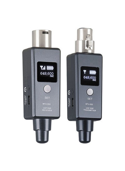 اشتري 1 Pair Microphone Wireless System Wireless Transmitter System Transmitter & Receiver for Dynamic/Condenser Microphone في الامارات