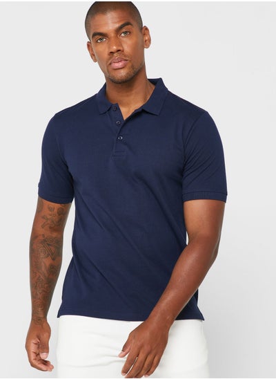 Buy Tape Detail Polo Shirt in Saudi Arabia