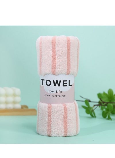 Buy M MIAOYAN High density warp knitted coral fleece towel pink in Saudi Arabia