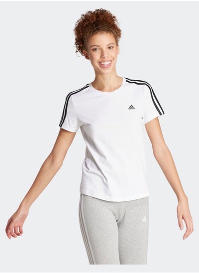 Buy Essentials Slim 3-Stripes T-Shirt in Egypt