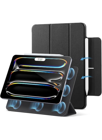 Buy Case For iPad Pro 13 Inch Case M4(2024) Powerful Magnetic Attachment Slim Trifold Stand Case Supports Pencil Pro and Pencil(USB-C) Auto Wake/Sleep Durable Protection Rebound Series in Saudi Arabia