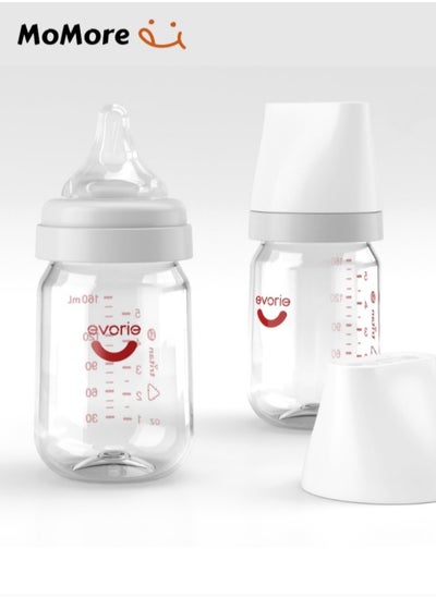 Buy Anti-Colic Tritan Wide Neck Baby Feeding Bottle, 160ml, 0M+ in UAE