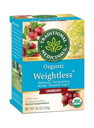 Buy Traditional Medicinals Weightless Cranberry Herbal Wrapped Tea Bags - 16 Ct in Saudi Arabia