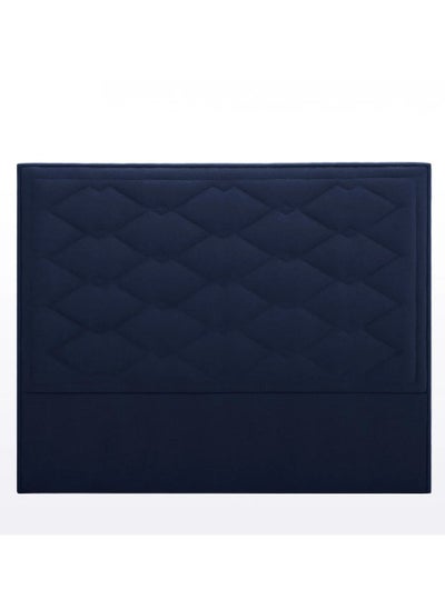 Buy H187 | Velvet headboard - Dark Blue in Saudi Arabia