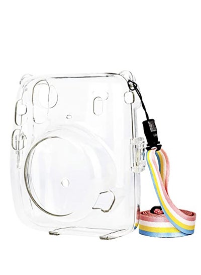 Buy Instant for Mini 11 Clear Case, Protective Clear Case, Compatible with for Fujifilm Instax Mini 11 Instant Camera, with Adjustable Rainbow Shoulder Strap, Present to Friends and Families in Saudi Arabia