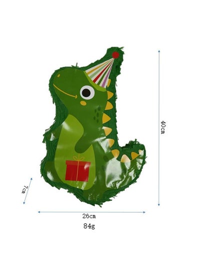 Buy New 3D Pinata Assorted Birthday Party Festive Decor Green Dinosaur Pinata in Saudi Arabia