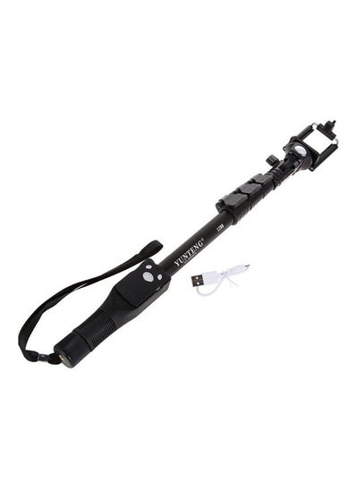 اشتري Extendable Handheld Monopod Holder Selfie Stick Black في السعودية