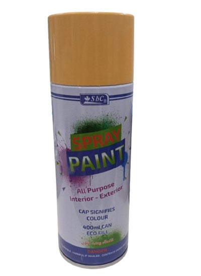 اشتري Spray Paint All Purpose Interior-Exterior 400Ml Beige في الامارات