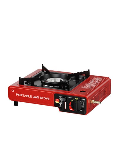 Buy Portable Camping Stove, Dual Fuel Stove with Butane & Propane Compatibility, Including Electronic Ignition, Brass Burner with Carrying Case, Suitable for Camping and Hiking, Emergency Cooking Stove in UAE