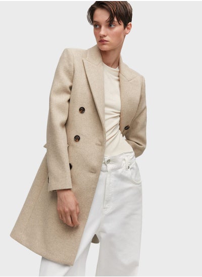 Buy Button Detail Coat in UAE