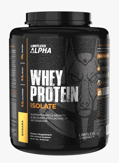 Buy Alpha Whey Protein Isolate- Banana 2 KG in Egypt