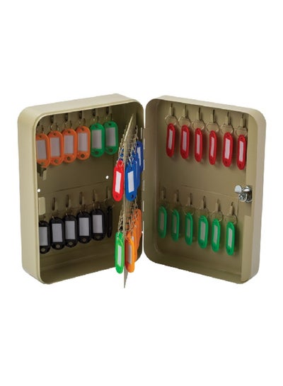 Buy 48-Hook Lockable Door Durable Powder Coated Key Box Olive 250 x 180 x 80 mm TS0072 in Saudi Arabia