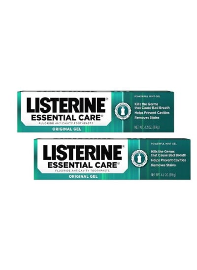 Buy 2 Piece Set Essential Care Toothpaste Powerful Mint Gel 2X119 G in Saudi Arabia