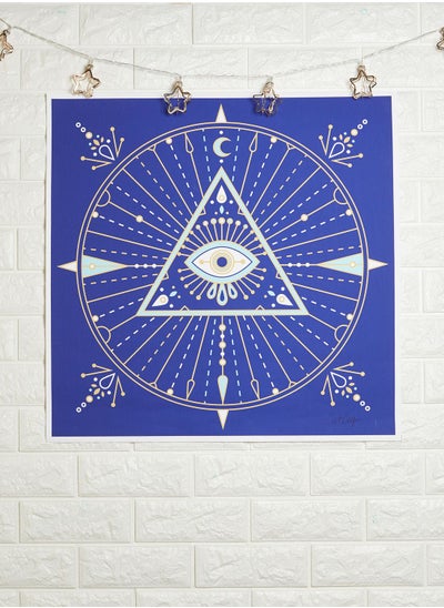 Buy Evil Eye Mandala Art Print in UAE