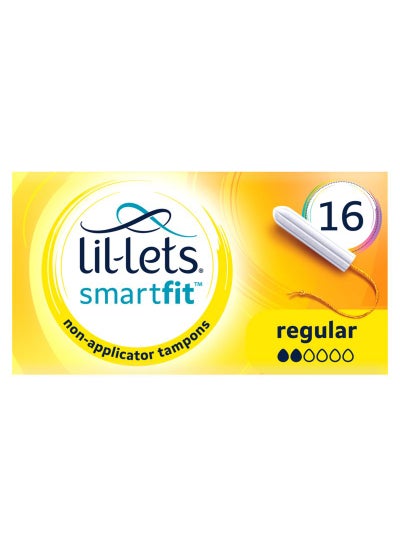 Buy Lil-Lets Non-Applicator Tampons (SmartFit) – Regular – 16 pack in UAE