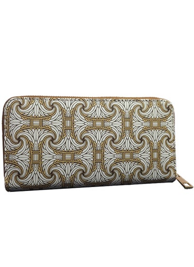 Buy Women's Leather Wallet, for Money , Card Holder With and Official Papers, Attractive and Elegant Classic Style, High Quality and Practical. in Egypt