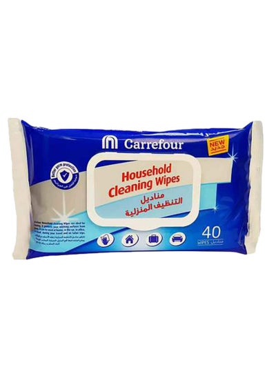 Buy Cleaning Household 40 Wipes in UAE