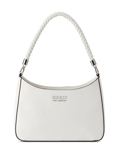 اشتري GUESSS Curtin Top-Zip Shoulder Bag White في السعودية