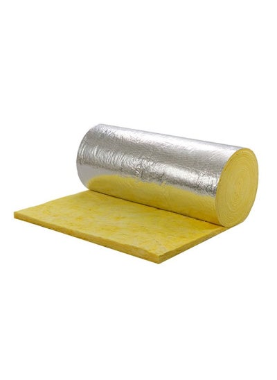 اشتري Fiberglass insulation Roll with Aluminum foil 1 inch 20M في الامارات