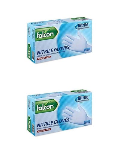 اشتري Pack of 2 Nitrile Medium  Powder Free في الامارات