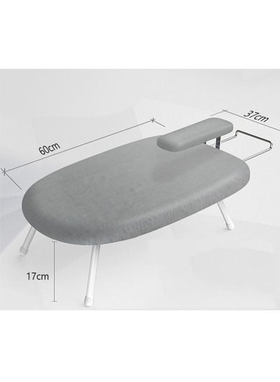 Buy Foldable Scalable Tabletop Ironing Board 60*37*17cm Grey in Saudi Arabia
