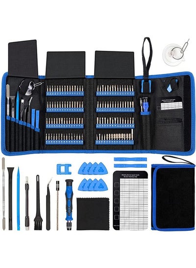 اشتري Mini Precision Screwdriver Set,142-Piece Electronics Screwdriver with 120 Bits Magnetic Repair Tool Kit Tool Set for iPhone, MacBook, Computer, Laptop PC Accessories, PS4, Xbox, Nintendo في السعودية