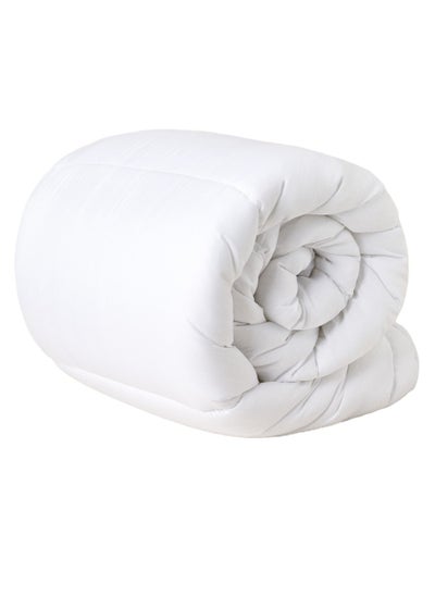 Buy Microfiber Queen Size Soft Duvet White 160x220cm in UAE