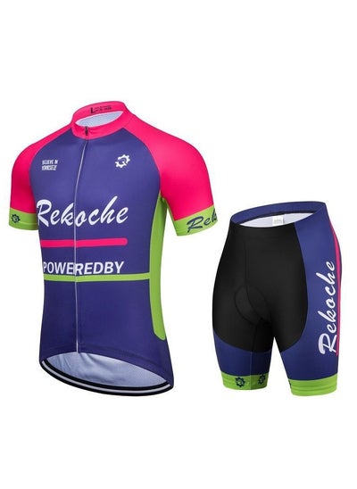 اشتري Summer Cycling Suit With Short Sleeves في الامارات