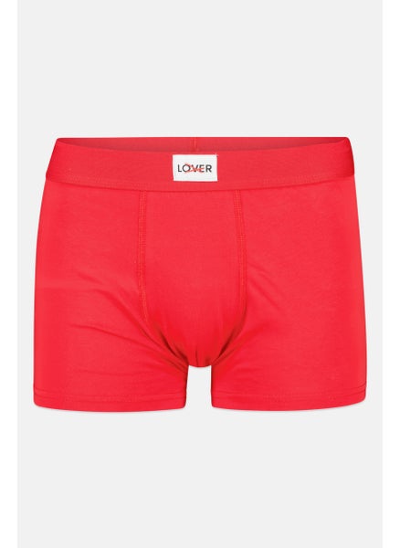 Buy Men Plain Boxers, Red in Saudi Arabia