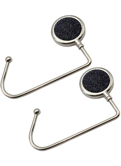 اشتري 2 Pcs Handbag Purse Hanger Hook Alloy Durable Bag Hooks Backpack Hook Desktop Holders في الامارات