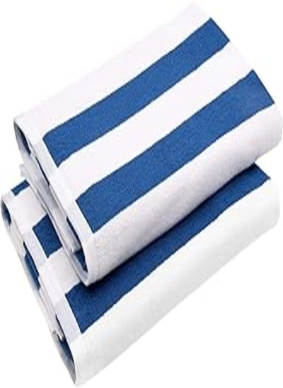 Buy Signoola Blue Bath Towel 100% Cotton, 70x 180cm in Egypt