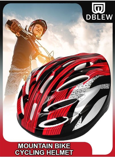 اشتري Adult Mountain Road Bike Cycling Helmet Adjustable Multi Sports For Skating Scooter Men Women Safety Protection في الامارات