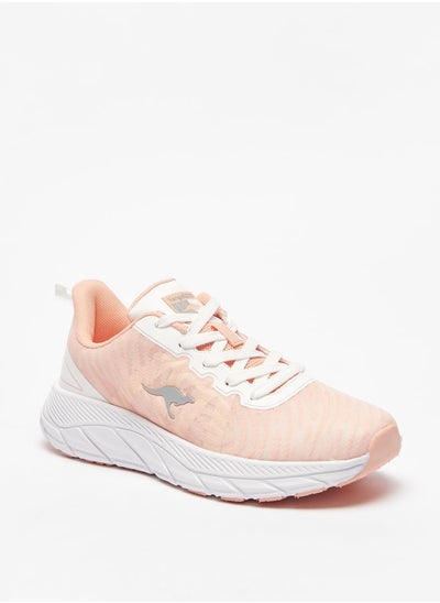 اشتري Womens Textured Lace-Up Sports Shoes في الامارات