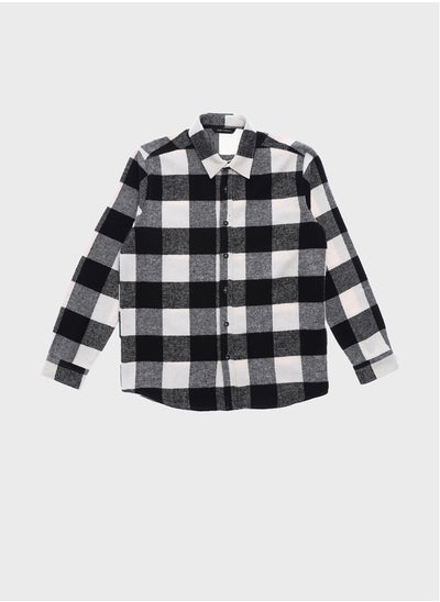 Buy Regular Fit Long Sleeve Plaid Men's Lumberjack Shirt in Egypt