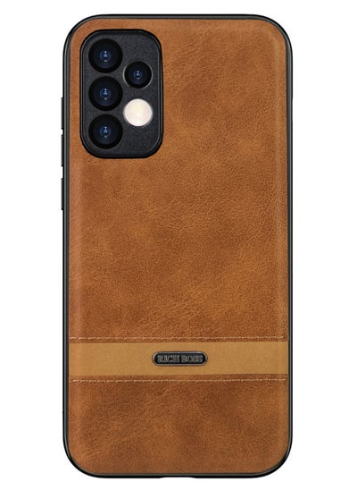 اشتري Rich Boss Leather Back Cover For Samsung Galaxy A13 4G (Light Brown) في مصر