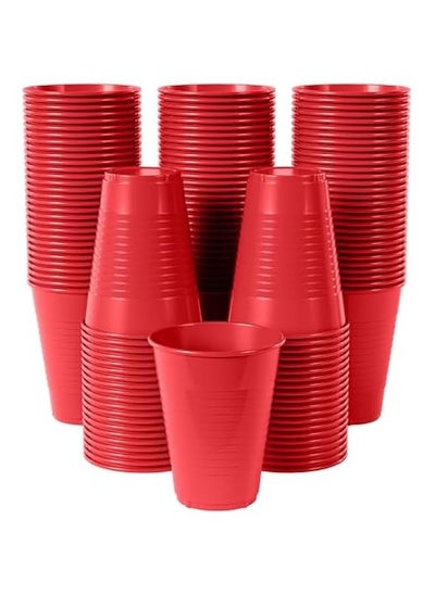 Buy 50 Pack Red 12 oz Plastic Disposable Party Cups in Saudi Arabia