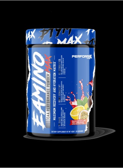 Buy Eamino Max EAA Performance Powder Passionfruit Ice Tea Lemonade 30 Servings in UAE