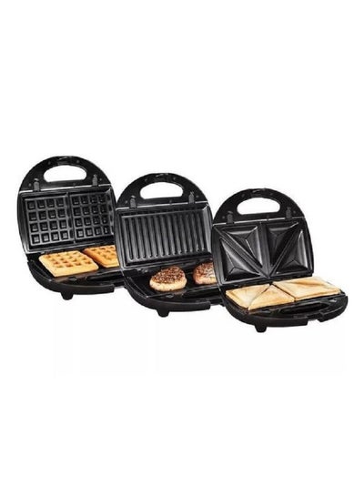Buy 3 IN 1 Multifunctional SANDWICH MAKER (Grill ,Waffle,Toast)- ( KC1209) in Egypt