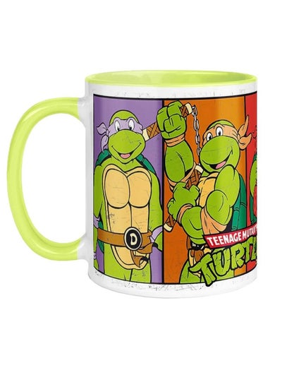 Buy Ninja Turtles Design Printed Coffee Mug 325 Ml in Saudi Arabia